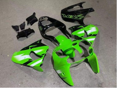 00-01 Grün Glänzend Schwarz Kawasaki ZX9R Motorrad Verkleidung