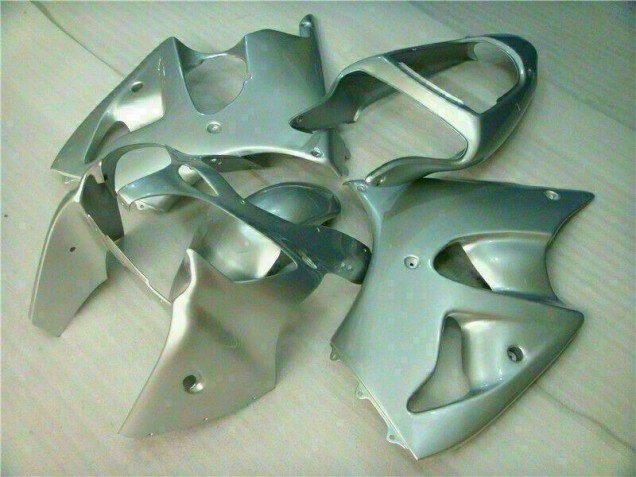 00-02 Silber Kawasaki ZX6R Motorrad Verkleidung