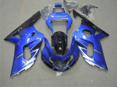 01-03 Blau Suzuki GSXR 600 Motorrad Verkleidung