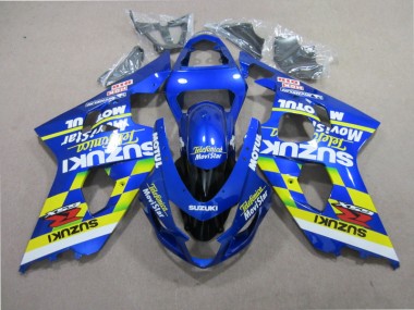 01-03 Blau Telefunica Movistar Suzuki GSXR 600 Motorrad Verkleidung