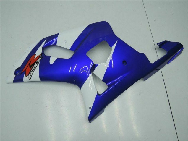 01-03 Weiß Blau Suzuki GSXR 600/750 Motorrad Verkleidung