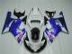 01-03 Weiß Blau Suzuki GSXR 600/750 Motorrad Verkleidung