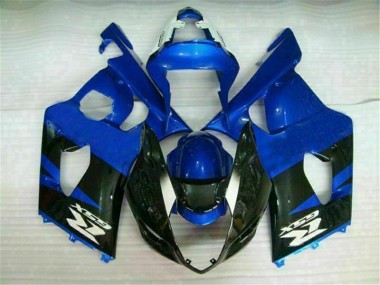 03-04 Blau Schwarz Suzuki GSXR 1000 Motorrad Verkleidung