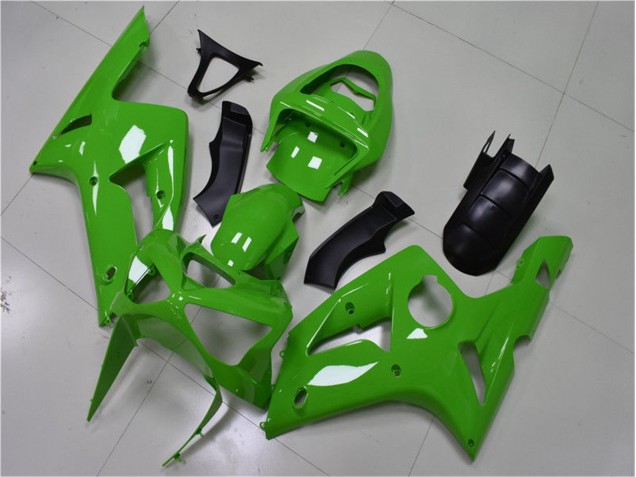 03-04 Grün Kawasaki ZX6R Motorrad Verkleidungen