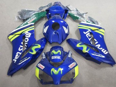 04-05 Blaus Movistar Castrol Honda CBR1000RR Motorrad Verkleidung