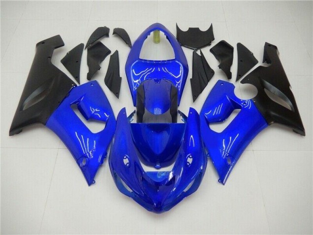 05-06 Blau Kawasaki ZX6R Motorrad Verkleidung