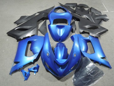 05-06 Blau Kawasaki ZX6R Motorrad Vollverkleidung