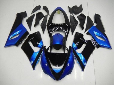 05-06 Blau Schwarz Kawasaki ZX6R Motorrad Verkleidung