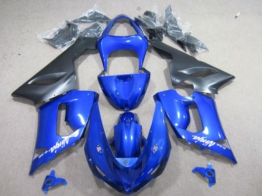 05-06 Blau Weiß Ninja 636 Kawasaki ZX6R Motorrad Verkleidung