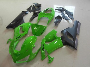 05-06 Grün Kawasaki ZX6R Motorrad Verkleidung Komplett Sets