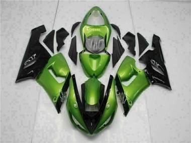 05-06 Grün Kawasaki ZX6R Motorrad Verkleidungen