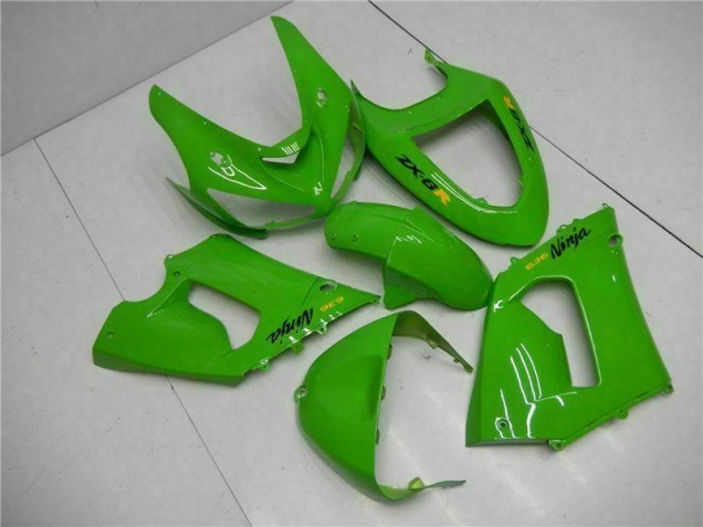 05-06 Grün Kawasaki ZX6R Motorrad Vollverkleidung