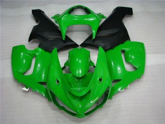 05-06 Grün Matt schwarz Kawasaki ZX6R Motorrad Verkleidung