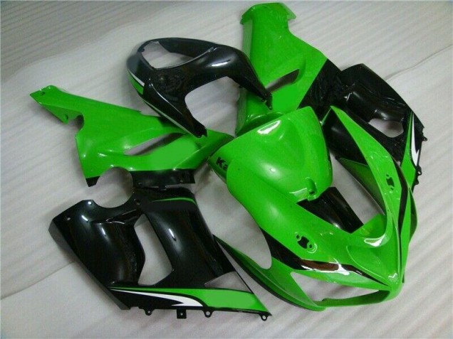 05-06 Grün Weiß Schwarz Kawasaki ZX6R Motorrad Verkleidung