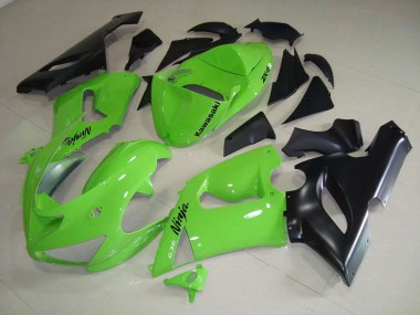 05-06 Limetten grün Kawasaki ZX6R Motorrad Verkleidung