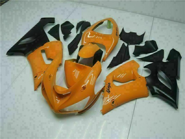 05-06 Orange Kawasaki ZX6R Motorrad Verkleidung