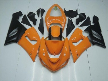 05-06 Orange Schwarz Kawasaki ZX6R Motorrad Verkleidung