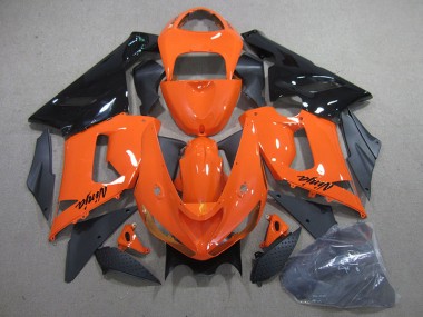 05-06 Orange Schwarz Ninja Kawasaki ZX6R Motorrad Verkleidungen