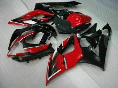 05-06 Rot Schwarz Suzuki GSXR 1000 Motorrad Vollverkleidung & Plastik