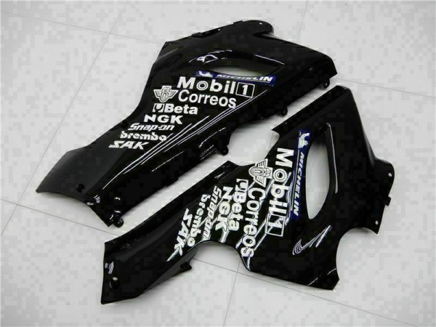 05-06 Schwarz Kawasaki ZX6R Motorrad Verkleidung Komplett Sets