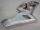 05-06 Silber Rot Flammen Kawasaki ZX6R Motorrad Verkleidung