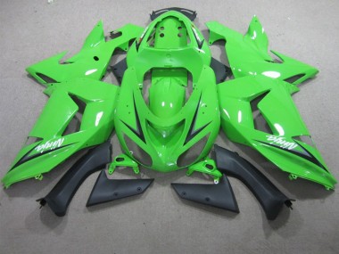 06-07 Grün Ninja Kawasaki ZX10R Motorrad Verkleidung