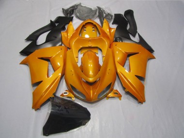 06-07 Orange Kawasaki ZX10R Motorrad Verkleidungen