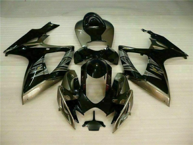 06-07 Schwarz Grau Suzuki GSXR 600/750 Motorrad Verkleidung