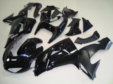 06-07 Schwarz Matt Schwarz Kawasaki ZX10R Motorrad Verkleidung