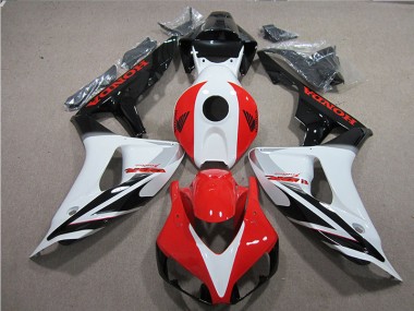 06-07 Schwarz Weiß Rot Fireblade Honda CBR1000RR Motorrad Verkleidung