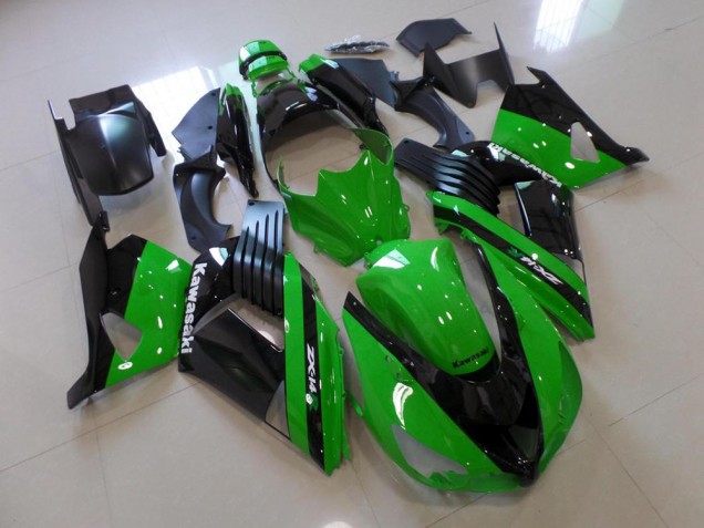 06-11 Grün und Schwarz Kawasaki ZX14R ZZR1400 Motorrad Verkleidung