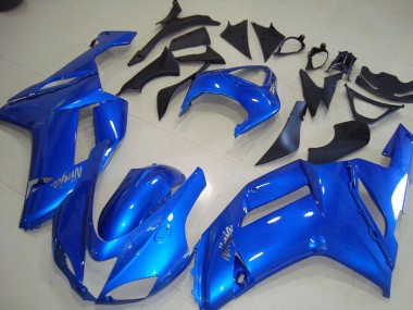 07-08 Blau Kawasaki ZX6R Motorrad Verkleidungen