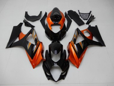 07-08 Orange Schwarz Suzuki GSXR 1000 Motorrad Verkleidung