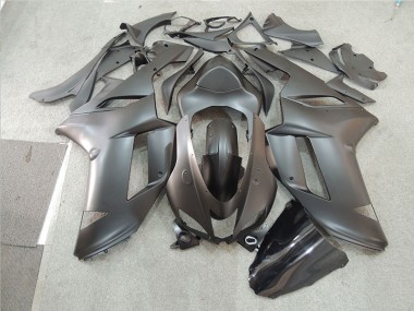 07-08 Schwarz Kawasaki ZX6R Motorrad Verkleidung & Plastik