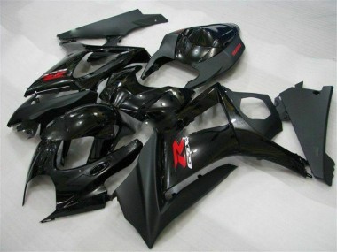 07-08 Schwarz Suzuki GSXR 1000 Motorrad Verkleidung & Plastik