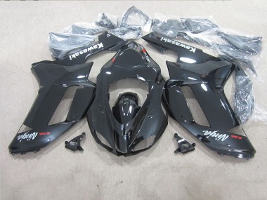 07-08 Schwarzer Ninja 636 Kawasaki ZX6R Motorrad Verkleidung