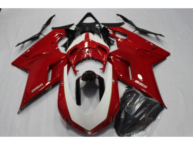 07-14 Rot Ducati 1198 Motorrad Verkleidung