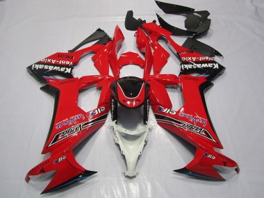 08-10 Rot Kawasaki ZX10R Motorrad Verkleidung