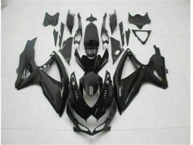 08-10 Schwarz Suzuki GSXR 600/750 Motorrad Verkleidung & Plastik