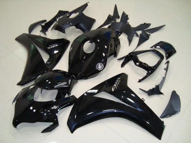 08-11 Glänzend Schwarz Chrom Aufkleber Honda CBR1000RR Motorrad Verkleidung