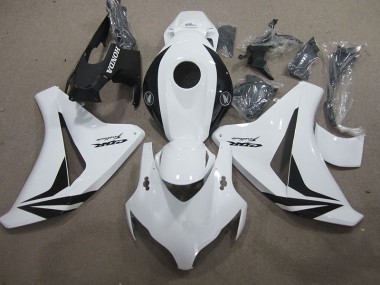 08-11 Weiß Schwarz Fireblade Honda CBR1000RR Motorrad Verkleidung