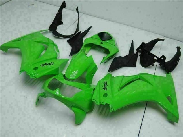 08-12 Grün Schwarzer Ninja Kawasaki EX250 Motorrad Verkleidung Komplett Sets