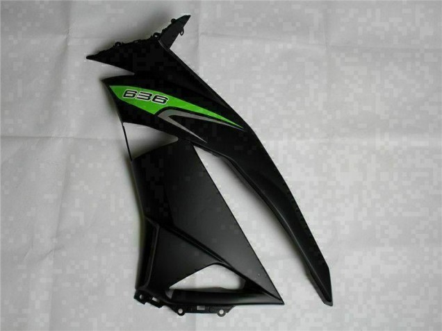 09-12 Schwarz Grün 636 Kawasaki ZX6R Motorrad Verkleidung