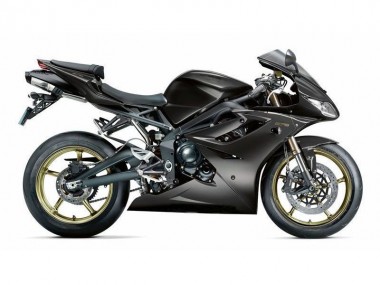 09-12 Schwarz Triumph Daytona 675 Triple Motorrad Verkleidungen