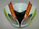 09-12 Weiß Rot H. Energy Kawasaki ZX6R Motorrad Verkleidung