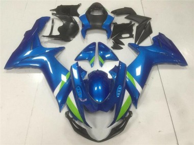 11-21 Blau Suzuki GSXR 600/750 Motorrad Vollverkleidung