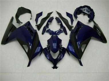 13-16 Blau Schwarz Kawasaki EX300 Motorrad Verkleidung