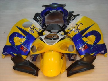 96-07 Gelb Blau Suzuki GSXR 1300 Hayabusa Motorrad Verkleidung